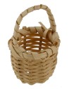 Cesta de mimbre con asa ø 2 cm