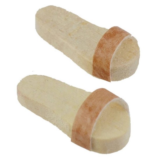 Zuecos de madera cm 2 Mundo Pesebres
