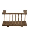 Ringhiera in legno per balcone cm 7x4x4 h. Mondo Presepi