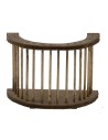 Semicircle railing in wood cm 8,5x5x6,5 h.