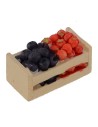 Resin box with blueberries cm 3,5x2x2 h.