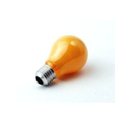 Lampada goccia Arancio E27-40W -Lampade presepe Mondo Presepi