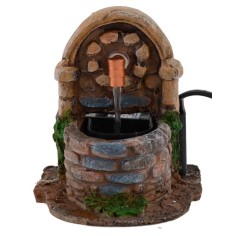 Fuente funcional para belén de 9,5x11x10,5 cm h.