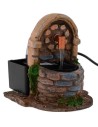 Working fountain for nativity scene 9.5x11x10.5 h.