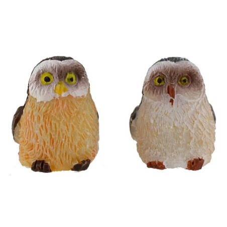 Pair of owls for creche 1,4 cm