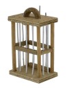 Gabbia per uccelli cm 3,7x2,4x7 h. Mondo Presepi