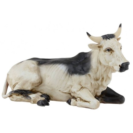 Bue pezzato in resina serie 30 cm Pigini Mondo Presepi