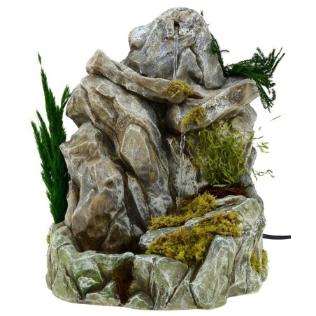 Working waterfall in resin by Pigini cm 24x20x29 h.