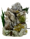 Working waterfall in resin by Pigini cm 24x20x29 h.