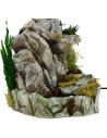 Working waterfall in resin by Pigini cm 24x20x29 h.