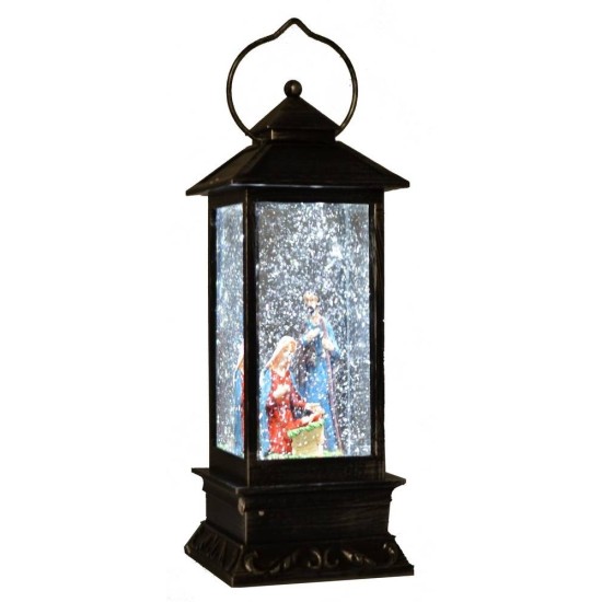 Lantern with Nativity cm 10,5x10,5x28 h. 