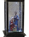 Lantern with Nativity cm 10,5x10,5x28 h. 