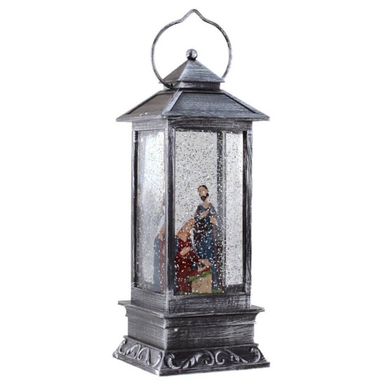 Lantern with Nativity cm 10,5x10,5x28 h. 