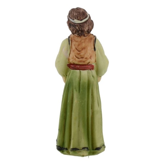 Shepherdess in resin 8 cm