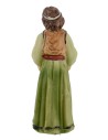 Shepherdess in resin 8 cm