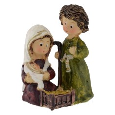 Nativity naif in resin 6 cm