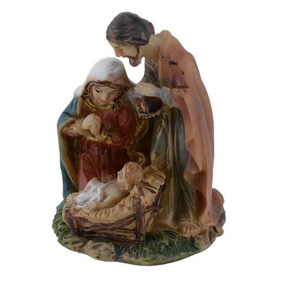 Nativity 4 cm in resin