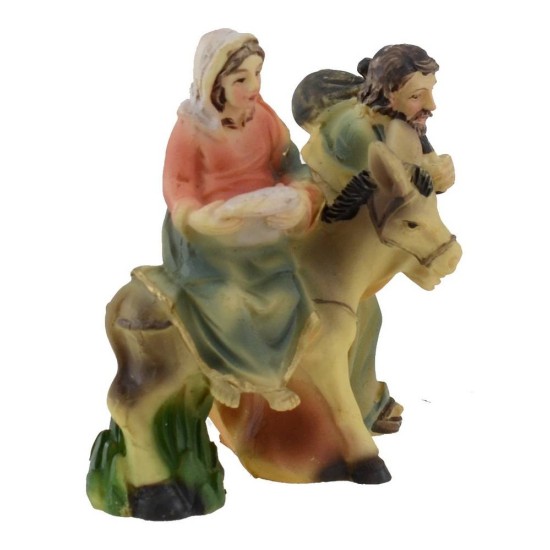 Ricerca dell'alloggio 6 cm in resina Mondo Presepi