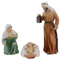 Palestinian nativity 3 subjects in resin series 10 cm