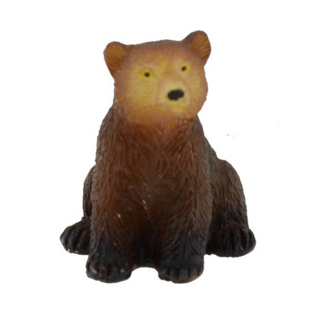 Familia de osos 4 figuras de resina serie 8 cm Mundo Pesebre