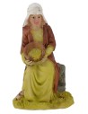 Resin peasant sitting 12 cm