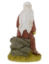 Resin peasant sitting 12 cm