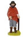 Viandante con bastone in resina 12 cm Mondo Presepi