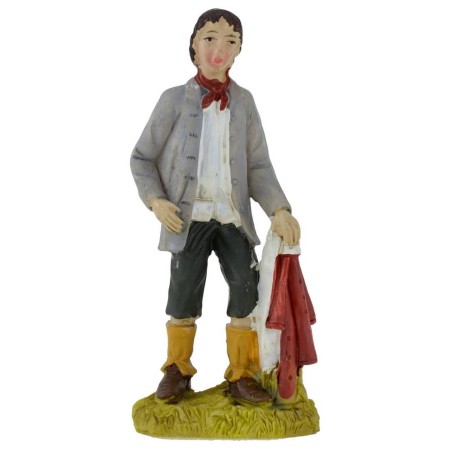 Zampognaro in resina 12 cm Mondo Presepi