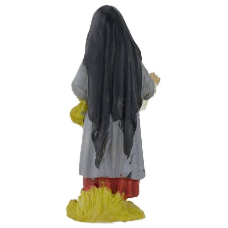 Campesina en resina 9 cm Mundo Pesebres