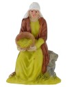 Resin peasant sitting 9 cm series