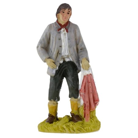 Zampognaro in resina 9 cm Mondo Presepi