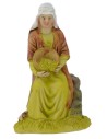 Contadina seduta in resina serie 15 cm Mondo Presepi