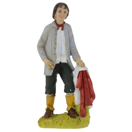 Zampognaro in resin 15 cm