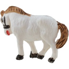 White horse for presepe series 3.5 cm 2