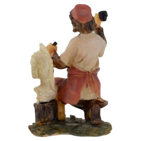 Escultor en resina serie 12 cm Mundo Pesebres