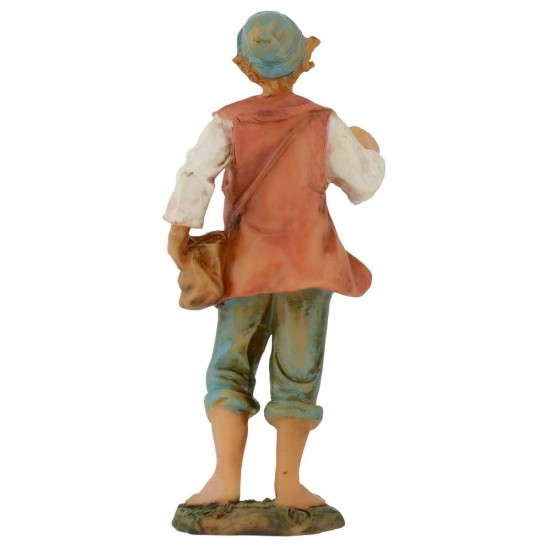 Viandant with tracolla in resin 12 cm