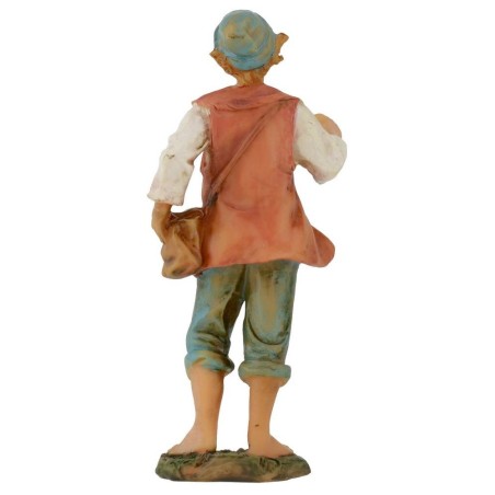 Caminante con bandolera de resina 12 cm Mundo