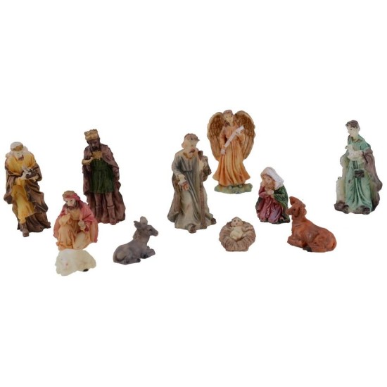 Set Nativity 5 cm 11 subjects per presepe