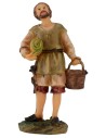 Pastore con secchio in resina 12 cm Mondo Presepi