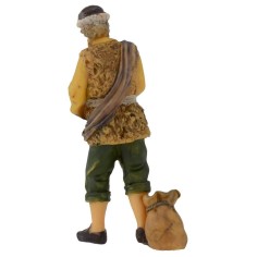 Zampognaro que toca en resina 12 cm Mundo Pesebres 2