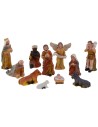 Set Natividad 6 cm 11 figuras para pesebre Mondo Presepi