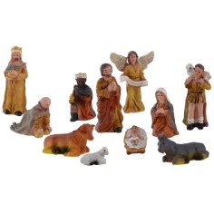 Set Natività 6 cm 11 soggetti per presepe Mondo Presepi 2