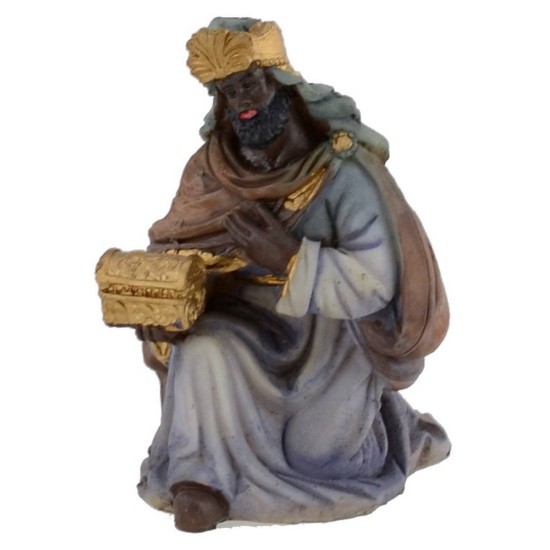 Set Natività 12 cm 10 soggetti per presepe Mondo Presepi