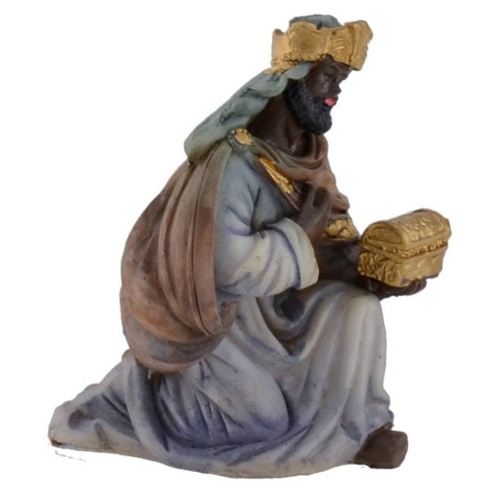 Set Natividad 12 cm 10 figuras para belén Mondo Presepi