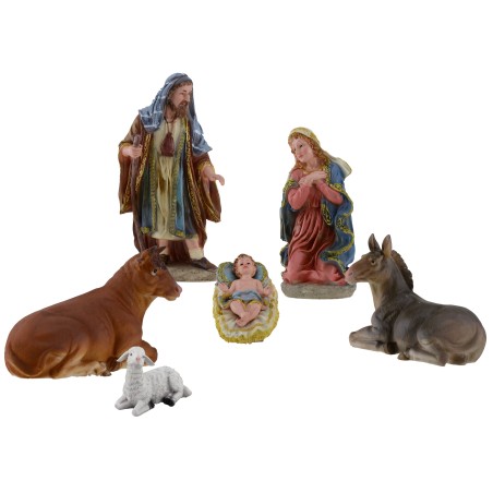 Natividad 30 cm 6 figuras para belén Mundo Pesebres