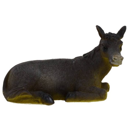 Bue y burro serie 12 cm en resina Mundo Pesebres