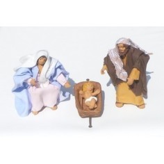 Natividad clásica cm 11-12 articulada Mundo Pesebres 2