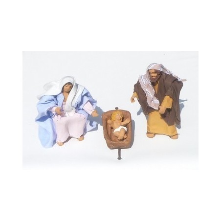 Natividad clásica cm 10-11 articulada Mundo Pesebres