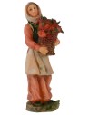 Seller of roses in resin 12 cm