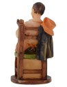 Falegname seduto in resina serie 12 cm Mondo Presepi